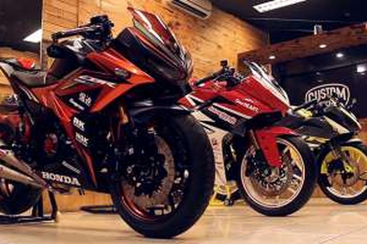 Konsep modifikasi Honda All-New CBR150R dari PT Astra Honda Motor yang dikerjakan Baru Motor Sport.