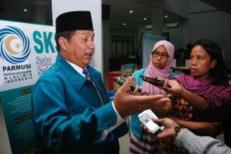 Ketua Umum Persaudaraan Muslimin Indonesia (Parmusi) Usamah Hisyam, saat menghadiri Workshop Dakwah dan Pelatihan Da'i Nasional, di Puncak, Bogor, Jawa Barat, Minggu (29/5/2016).