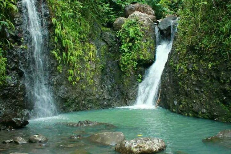 Air Terjun Cunca Rewung di Desa Golo Meleng, Kec. Ranamese, Kab. Manggarai Timur, NTT, Selasa, (26/4/2022). (KOMPAS.com/DOK YOHANES BAMBANG-WARGA DESA GOLO MELE G