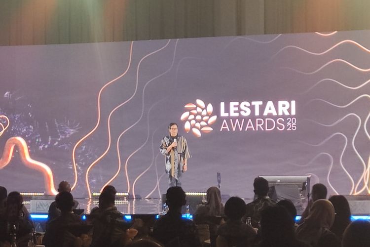 Wisnu Nugroho dalam pembukaan Lestari Awards pada Kamis (2/10/2025).