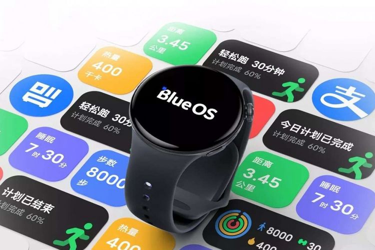 Vivo Watch 3 hadir dengan sistem operasi bikinan Vivo sendiri, bernama BlueOS.