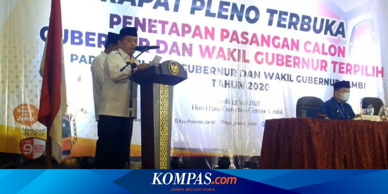 KPU Tetapkan Al Haris-Abdullah Sani Gubernur dan Wakil Gubernur Jambi Terpilih - Vimarsana News