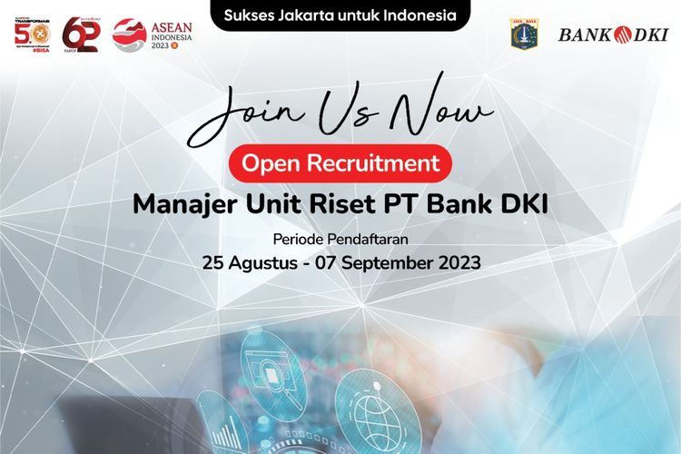 PT Bank DKI membuka lowongan kerja untuk posisi Manajer Unit Riset PT Bank DKI. 