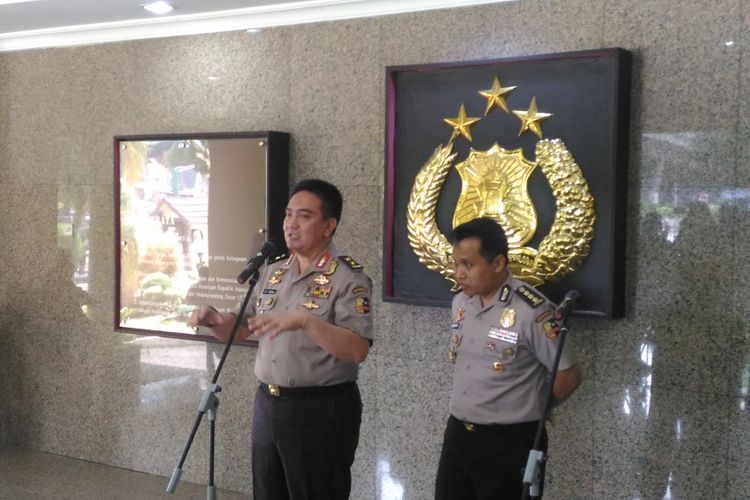 Kepala Divisi Humas Polri Irjen Muhammad Iqbal di Mabes Polri, Jakarta, Kamis (7/2/2019).