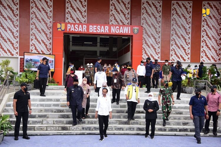 Diresmikan Jokowi, Begini Wajah Baru Pasar Besar Ngawi di Jawa Timur 