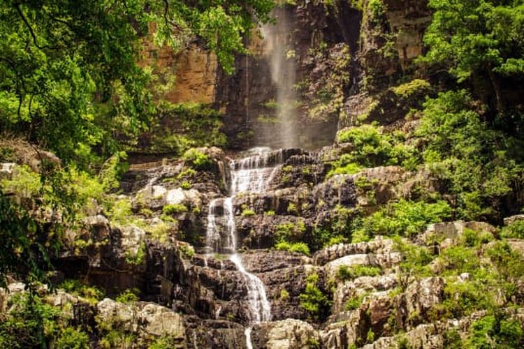 Air Terjun Talakona di India.