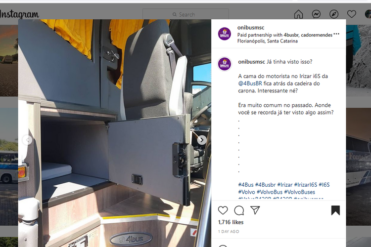 Kandang macan di bus Brazil