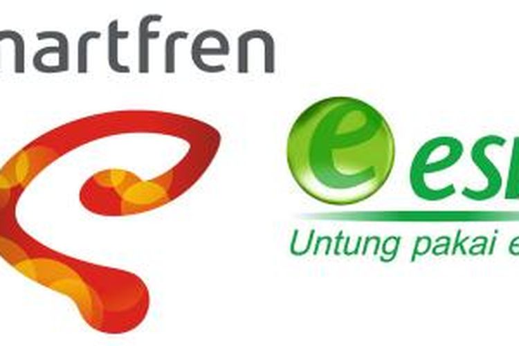 Logo Smartfren dan Bakrie Telecom (Esia)