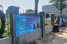 Munculnya Spanduk Dukungan untuk Anies Maju Pilkada DKI 2024 di Jakarta Barat