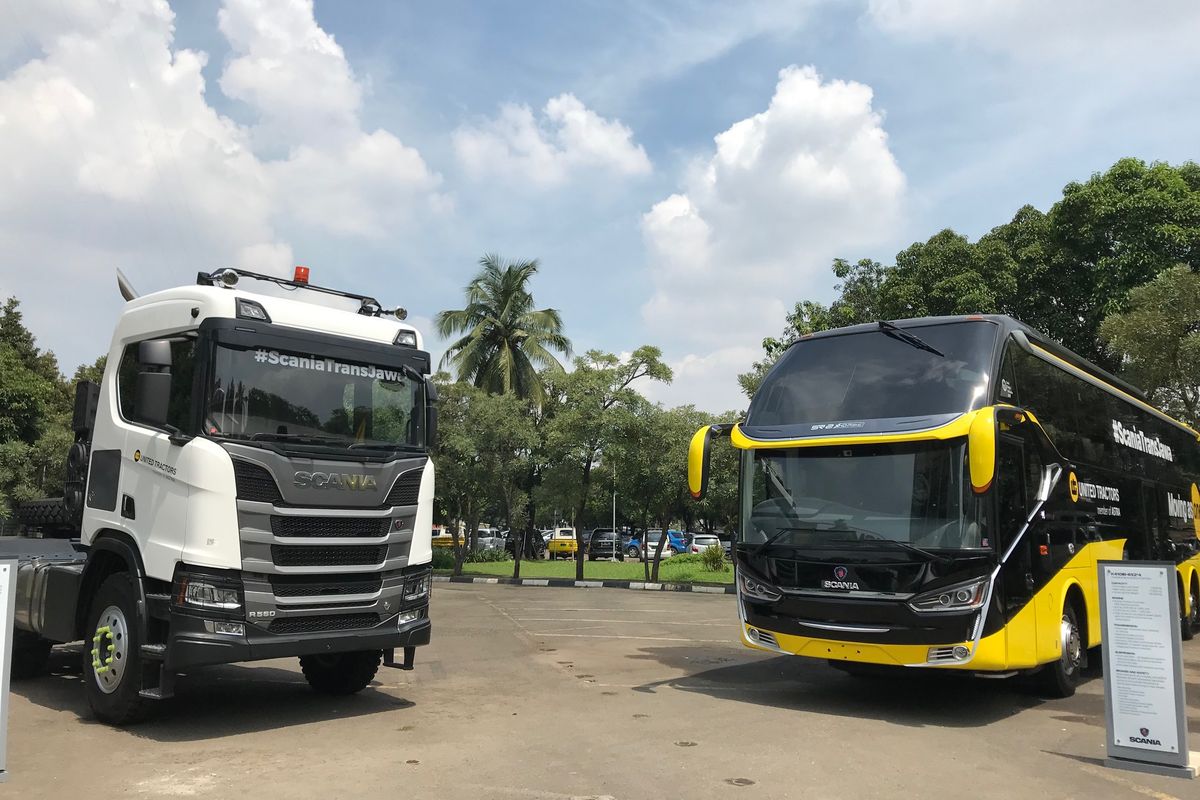 Bus dan Truk Scania untuk Tol Trans Jawa