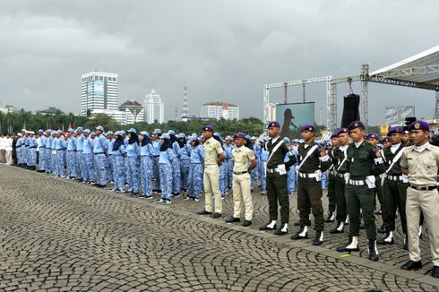 TNI, Polri, hingga Ormas Ikut Apel Bela Negara yang Dipimpin Anies