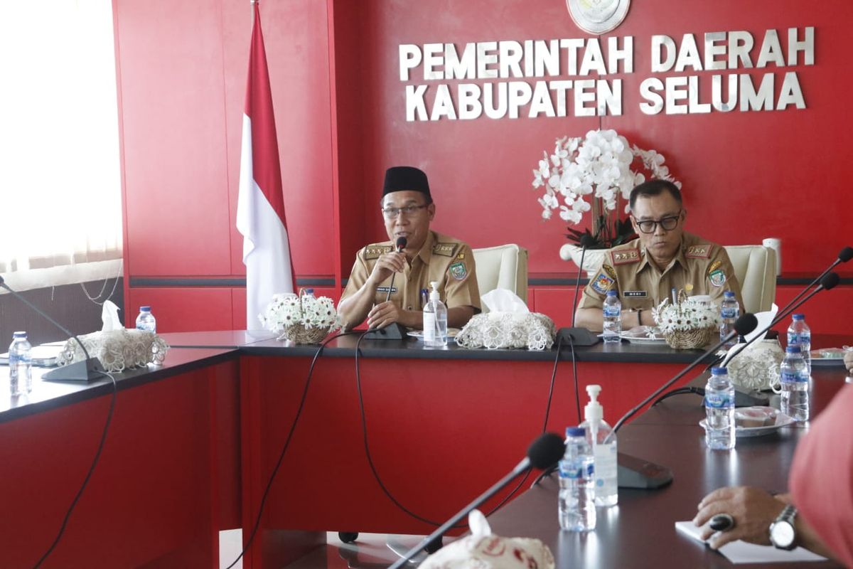 Rapat persiapan Lomba Burung Berkicau di Kabupaten Seluma, Senin (6/11/2023).