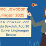 Kunci Jawaban Sulingjar SD 2025 Paket A untuk Guru dan Kepala Sekolah, Ada 20 Soal Survei Lingkungan Belajar