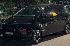 Diduga Hyundai Staria Hybrid Tertangkap Kamera Sedang Tes
