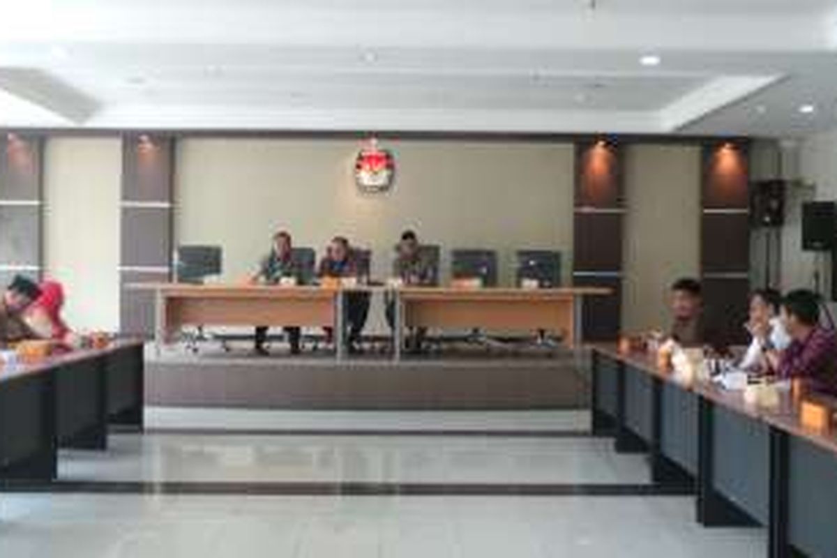 Kunjungan Komisi A DPRD DKI Jakarta ke kantor Komisi Pemilihan Umum (KPU) DKI Jakarta, Rabu (10/8/2016).