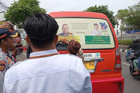 Curhat Sopir Angkot Semarang, Dibayar Rp 200.000 agar Poster Caleg Menempel di Mobil