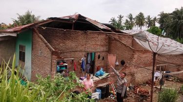 83 Rumah dan Sekolah Terkena Angin Puting Beliung di Simalungun, Bupati Instruksi Data Kerusakan