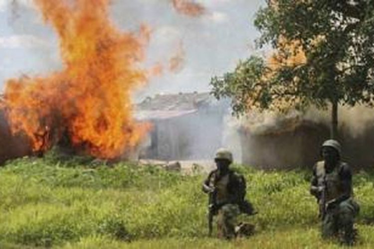 Operasi militer berhasil merebut kembal beberapa wilayah yang sebelumnya dikuasai Boko Haram. 