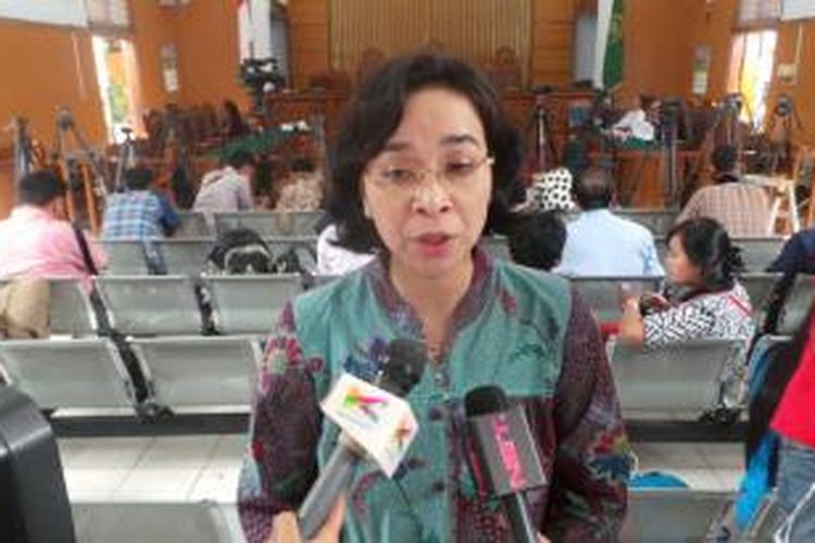 Kuasa hukum Komisi Pemberantasan Korupsi, Catharina Muliana Girsang.