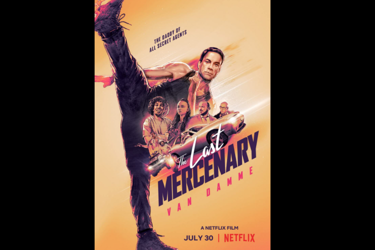 Poster film The Last Mercenary (2021).