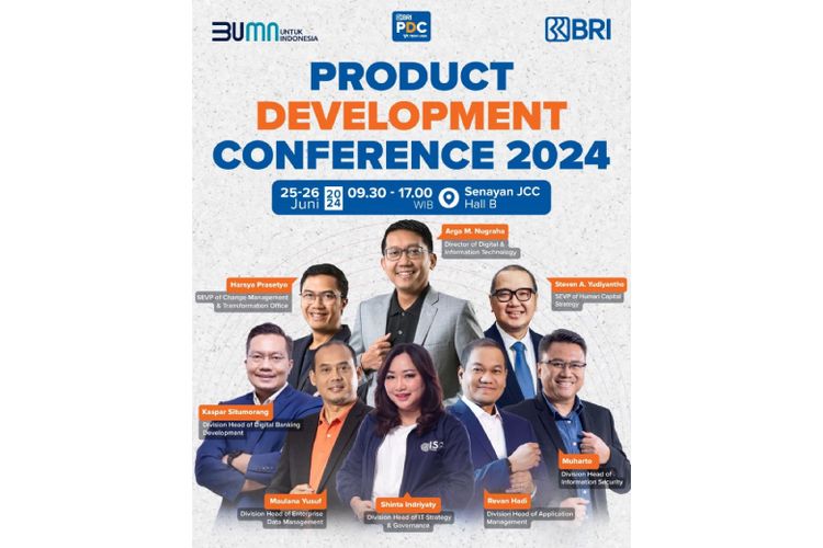 PT Bank Rakyat Indonesia (Persero) Tbk atau BRI mendukung event Tech in Asia Product Development Conference (PDC) 2024. 