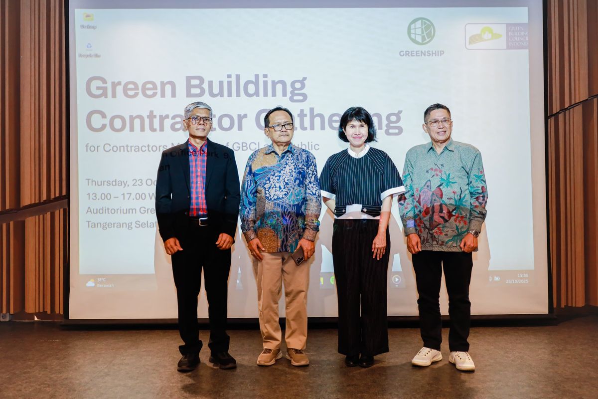 Green Building Council Indonesia (GBCI) menghimpun para pelaku industri dalam ajang Green Building Contractor Gathering (23/10/2025).