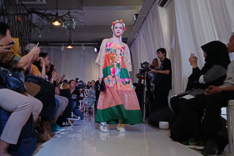 Koleksi Blisslosophy by 2madison yang dipamerkan di Galeri 2madison, Kemang, Senin (30/4/2018).