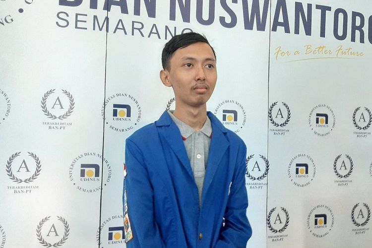Sultan Gustaf Al Ghozali ditemui di Udinus Semarang, Kamis (13/1/2022)