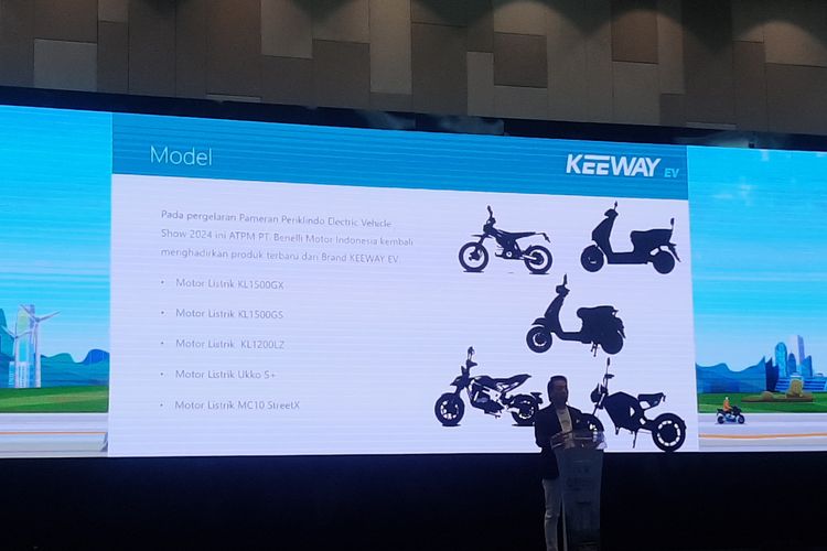 Motor listrik Keeway di PEVS 2024