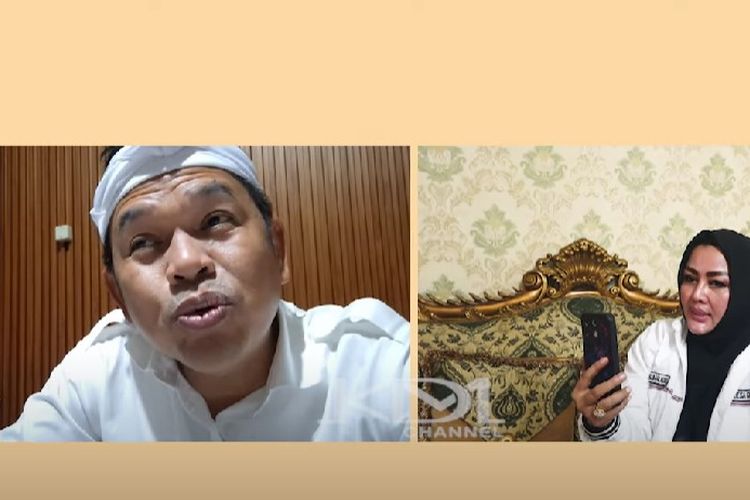 Gubernur Jawa Barat Dedi Mulyadi dan Kades Wiwin Komalasari