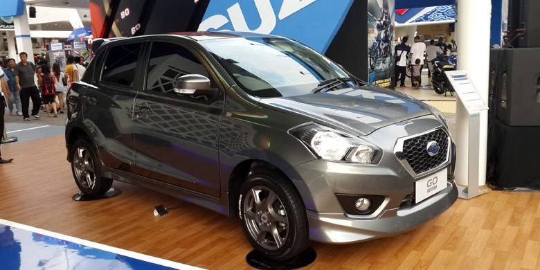 Datsun Go edisi spesial yang dipajang di booth Datsun PRJ, Kemayoran, 2015.