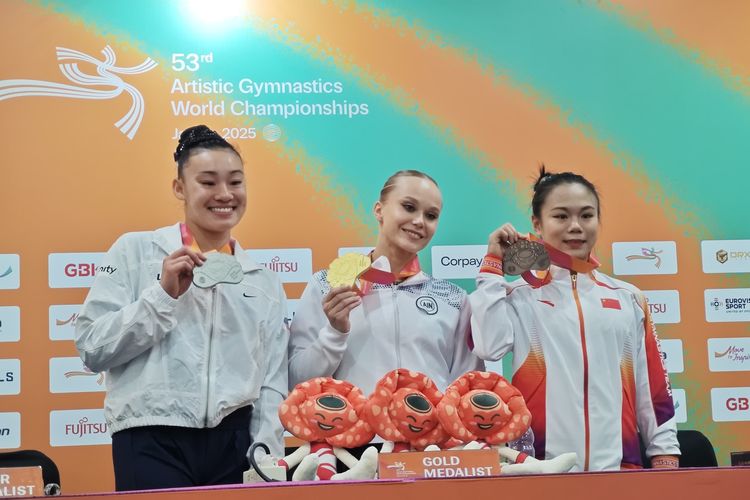 Para peraih medali Kejuaraan Dunia Gimnastik 2025 All-Around putri