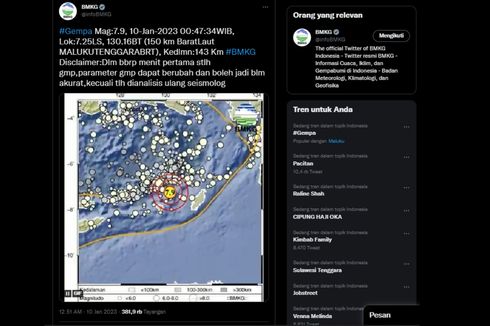 Sejarah Gempa dan Tsunami di Maluku, 2 Tsunami Paling Mematikan Pernah Terjadi