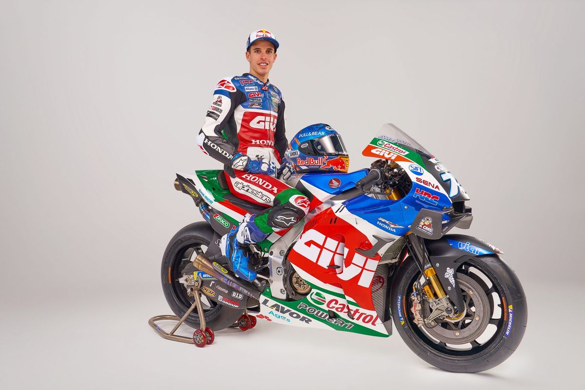 Alex Marquez dengan livery tim satelit LCR Honda