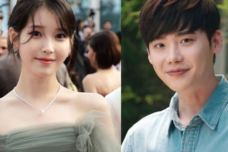 Dispatch mengungkapkan bahwa aktor Lee Jong Suk (kanan) dan penyanyi IU berpacaran sejak empat bulan lalu.