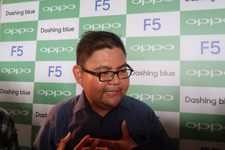 PR Manager Oppo Indonesia, Aryo Meidianto.