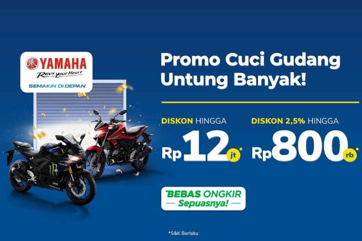 Promo Yamaha di Tokopedia