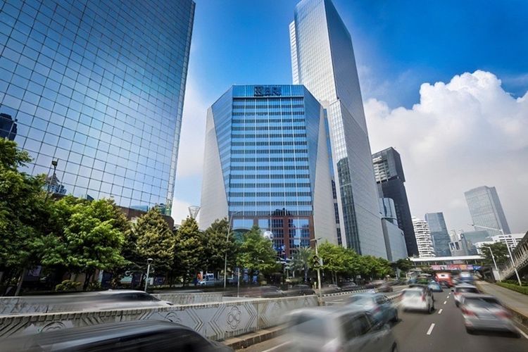 Gedung kantor pusat BRI di Jalan Jenderal Sudirman, Jakarta.