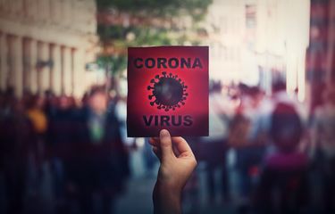 Ilustrasi virus corona (SARS-CoV-2), Covid-19