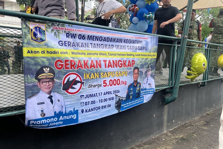 Gerakan Tangkap Ikan Sapu-sapu di Kelapa Gading Jakut, Warga Dapat Imbalan Rp 5.000 per Kg