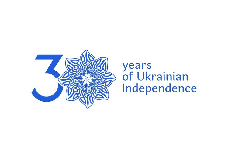 Logo HUT ke-30 Ukraina.