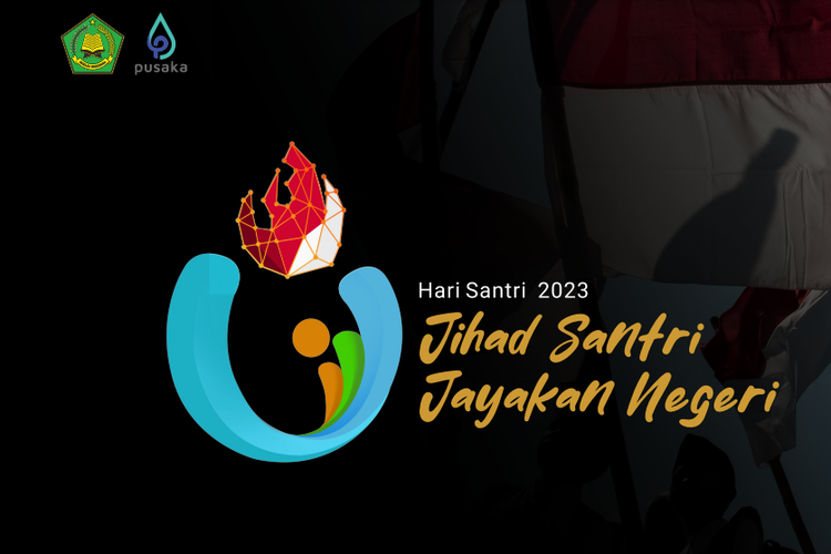 Logo dan tema Hari Santri 2023.