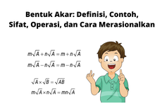 Bentuk Akar: Definisi, Contoh, Sifat, Operasi, dan Cara Merasionalkan