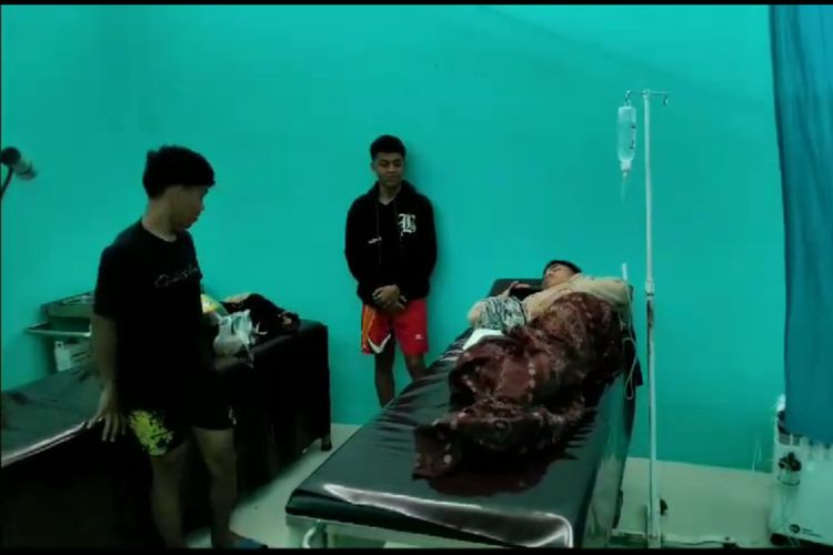 TENGGELAM: Tiga pelajar tenggelam usai mengikuti kegiatan pramuka di Polewali Mandar, Sulbar, Jumat (18/10/2024).