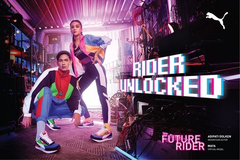 Puma Gandeng Adipati Dolken Bergaya Bareng Maya, Si Virtual Influencer