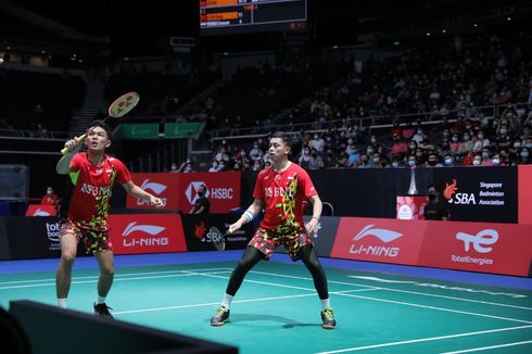 Semifinal Singapore Open 2022, Ganda Putra Indonesia Luar Biasa