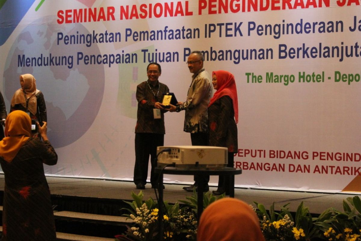 Seminar penginderaan jauh yang diselenggarakan oleh LAPAN.