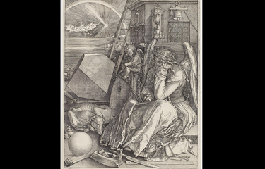 Melankolia karya Albrecht Duerer yang digarap pada tahun 1514