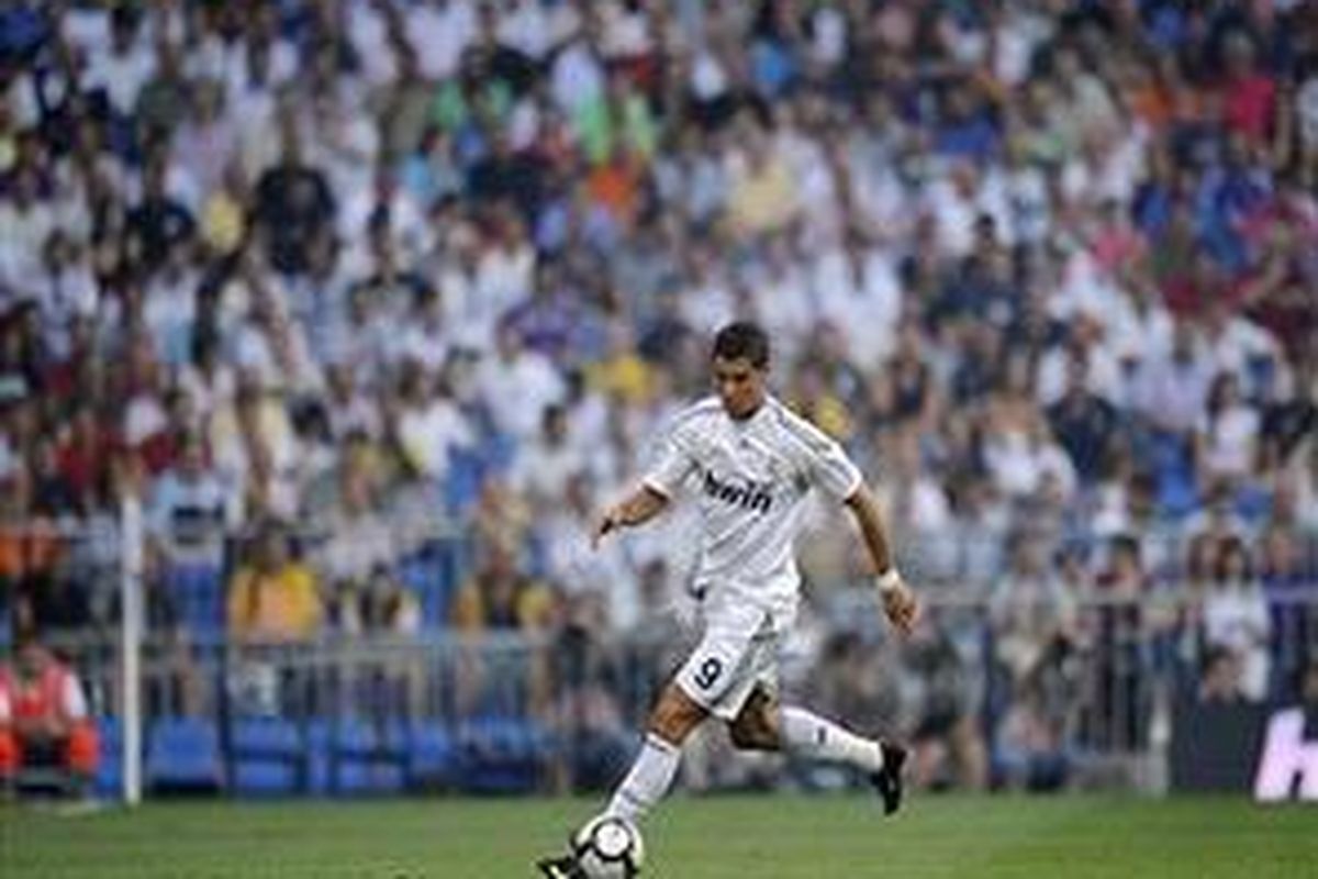 Gelandang Real Madrid, Cristiano Ronaldo.
