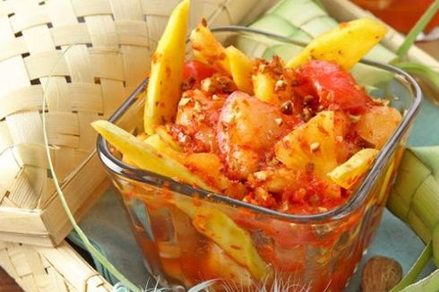 Resep Asinan Mangga Rambutan, Camilan Saat Musim Mangga